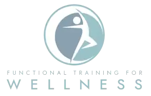 Dynamic motion logo representing functional training and fitness expertise in progressive health and strength development.